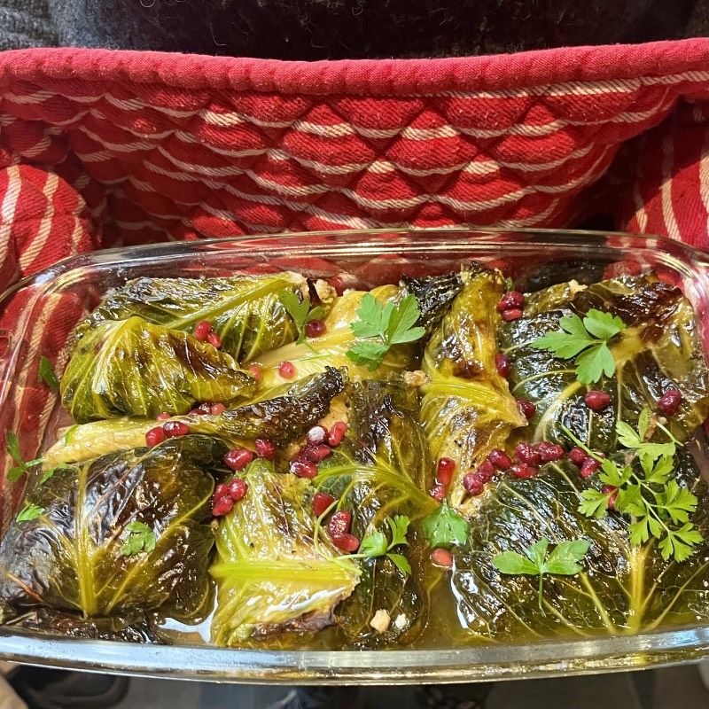 vegan stuffed cabbage