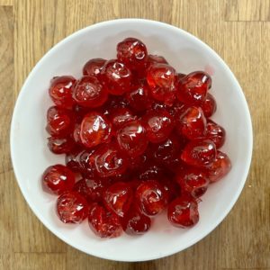 glace cherries