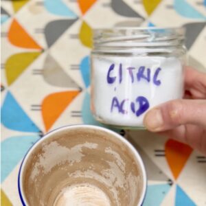 citric acid a natural tea stain remover