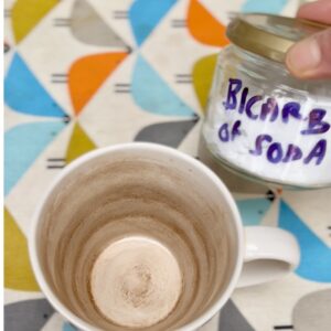 bicarbonate of soda a natural tea stain remover