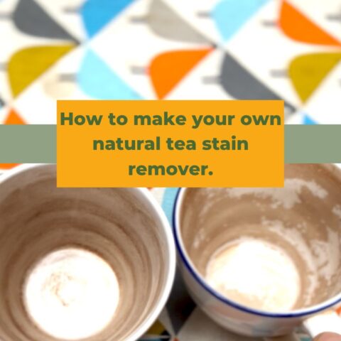 how to make your own natural tea stain remover